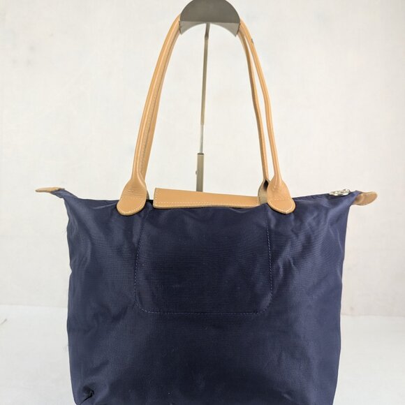 Longchamp Le Pliage Nylon Heart Tote Bag Blue - Great Deal - Fast Ship. - Picture 2 of 15